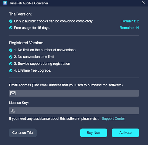 Enregistrer le convertisseur audio TuneFab