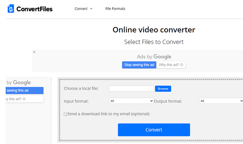 ConvertFiles Homepage