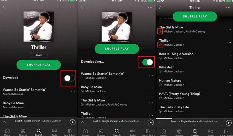 Pobierz utwory Spotify z Premium