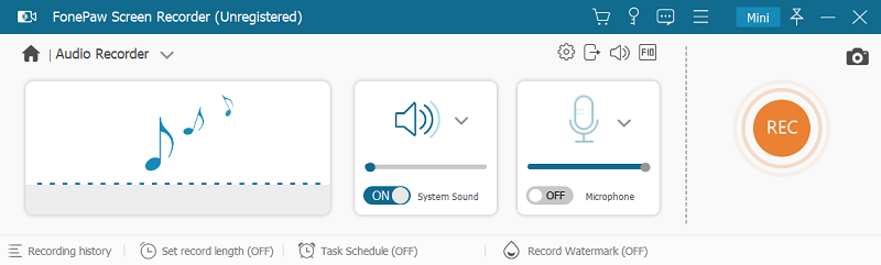 Enregistreur audio FonePaw