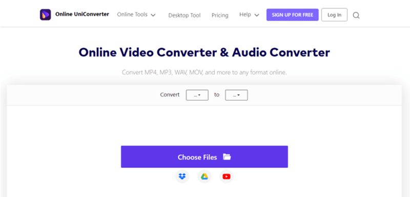 Converti iTunes Music in MP3 con UniConverter online