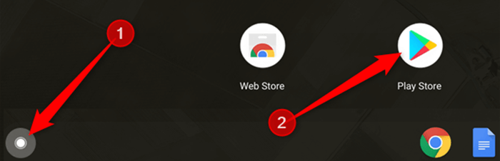 Go to Google Play Store on Chromebook