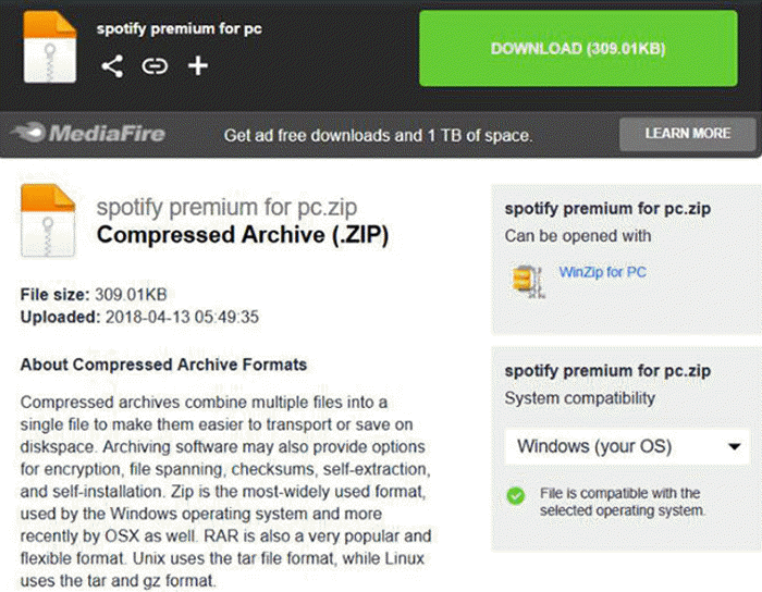 Install Spotify Premium Cracked for PC on Windows