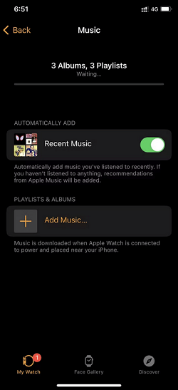 Add Music to Apple Watch