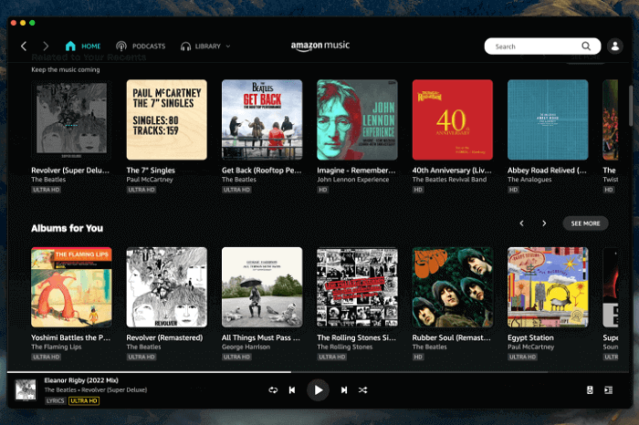 Amazon Music Desktop Client