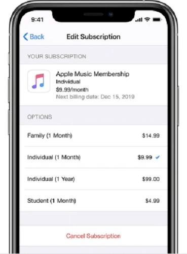 Cost of Apple Music Subscription Plans