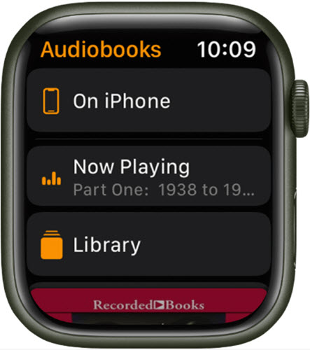 Apple Watch Play Audible Books