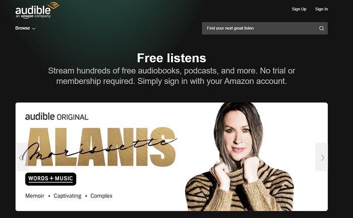 Audible Free Listens