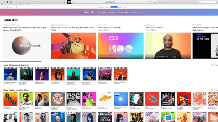 Browse Apple Music in iTunes