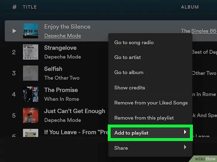 Add Spotify Songs to Collaborative Playlist