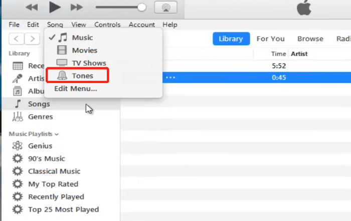 Add Ringtones to Tones