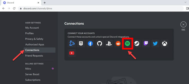 Connect Spotify to Discord