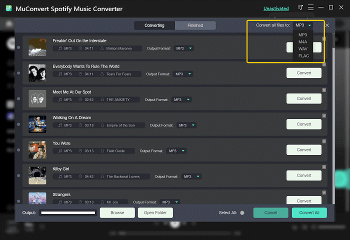 Convertir tous les fichiers Mu SMC