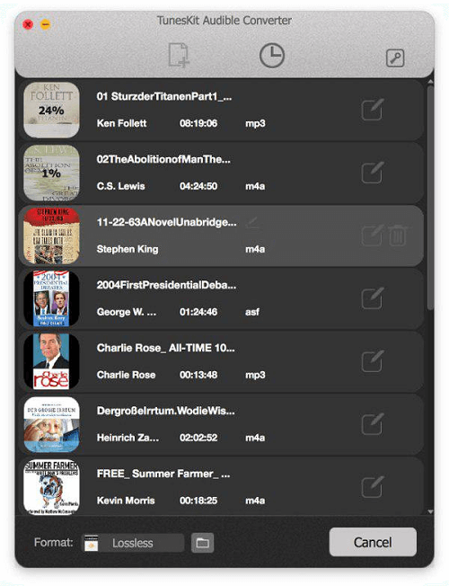 Tuneskit Audible Converter Konwersja audiobooków