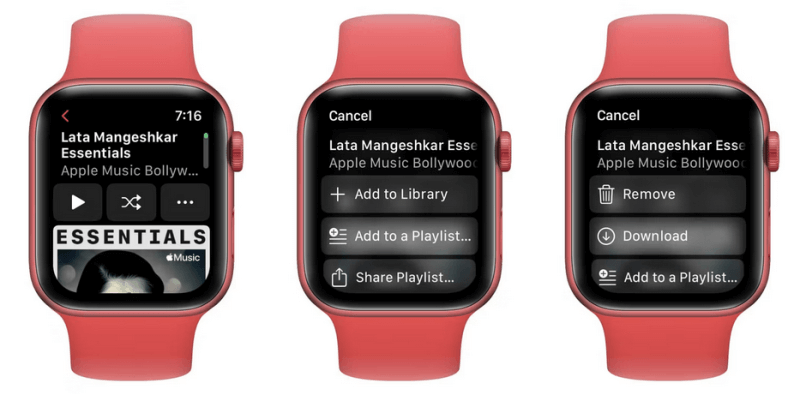 Télécharger Apple Music sur Apple Watch