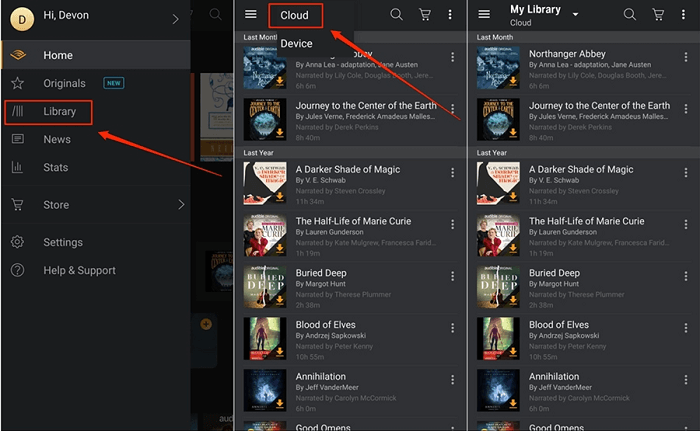 Download Audible Books on Phone