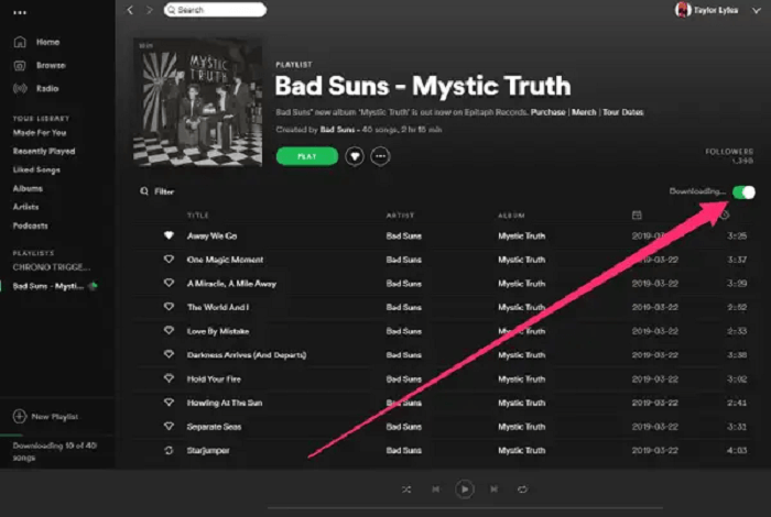 How to Download Created Spotify Playlist in Official Way