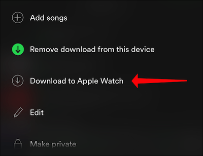 Download Spotify Songs on Apple Watch Premium