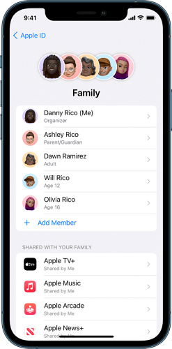 Add Member to Apple Music Family Plan