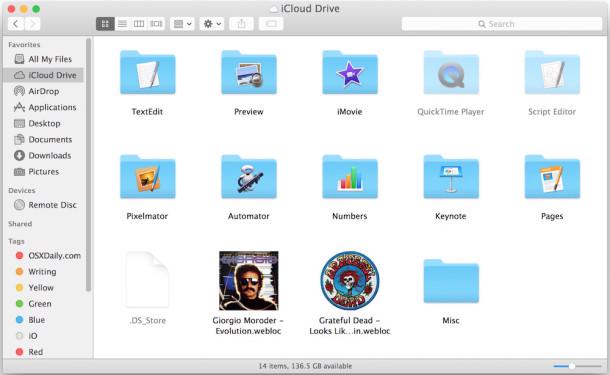Add Apple Music to iCloud Drive