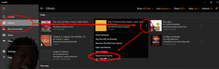 Import Audible Audiobooks to iTunes