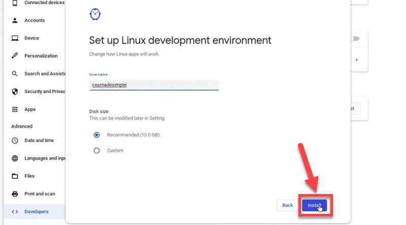 Install Linux Development Environment