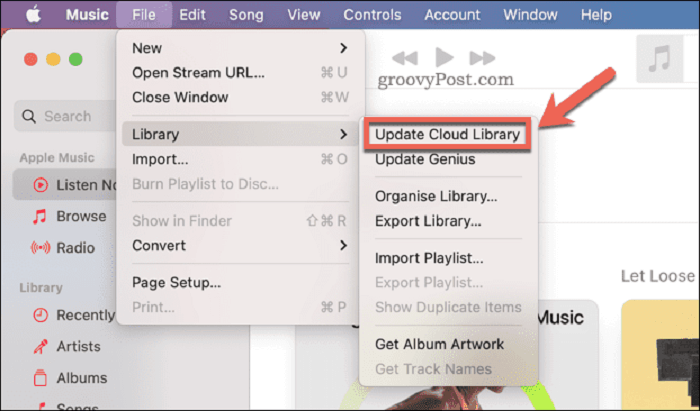 Mac Update Cloud Library