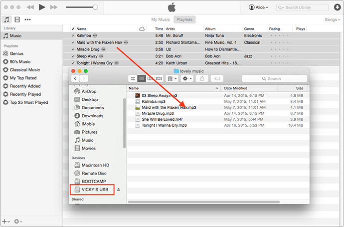 How to Transfer Music from iTunes to USB on A Mac