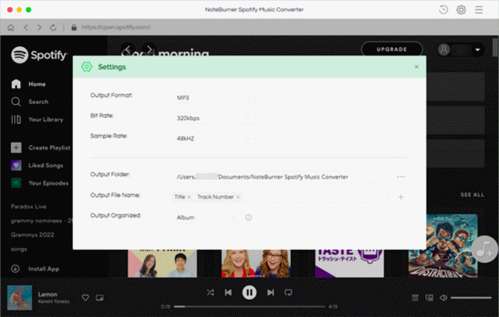 is noteburner spotify music converter safe