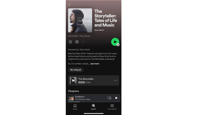 Play Audiobooks on Spotify