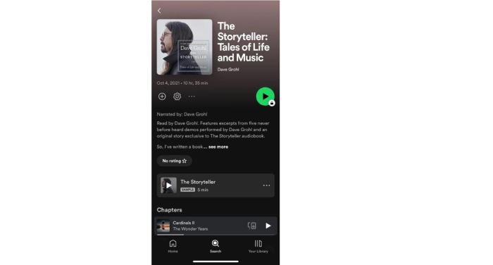 Play Audiobook on Spotify