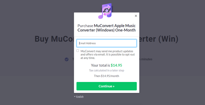 Purchase MuConvert Apple Music Converter