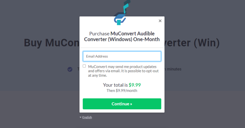 Purchase MuConvert Audible Converter