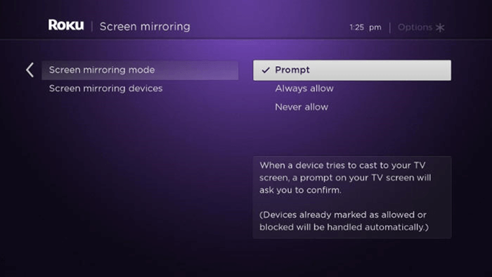 Roku Consenti mirror