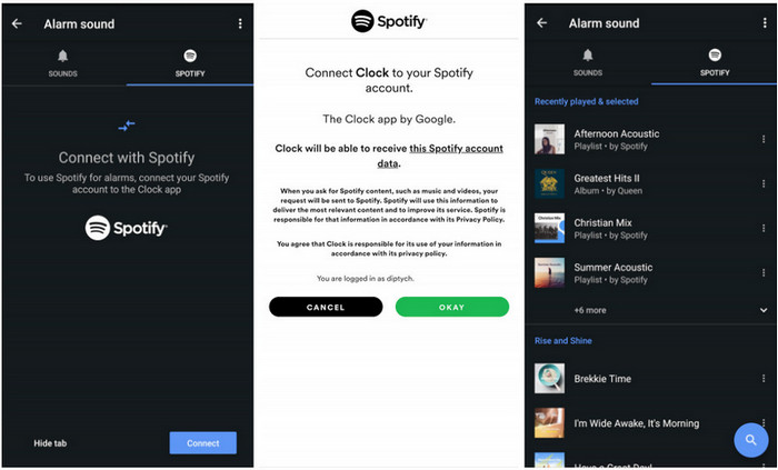 Set Spotify Music as Alarm on Android