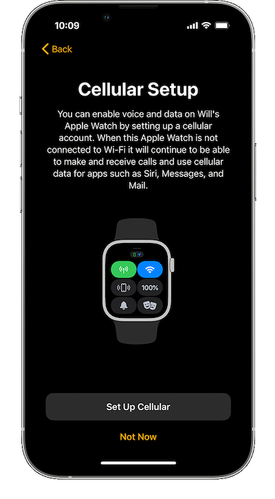 Set Up Apple Watch Cellular