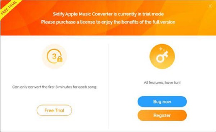 Sidify Apple Music Converter Free Trial