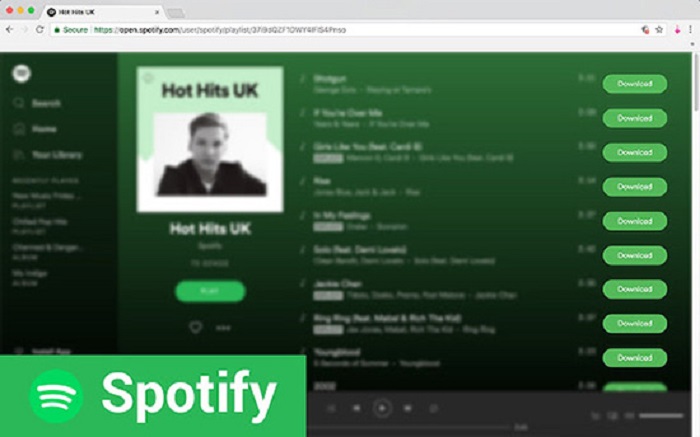 Extension Chrome du téléchargeur de musique Spotify