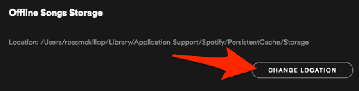 Cambia la posizione di download di Spotify sul PC