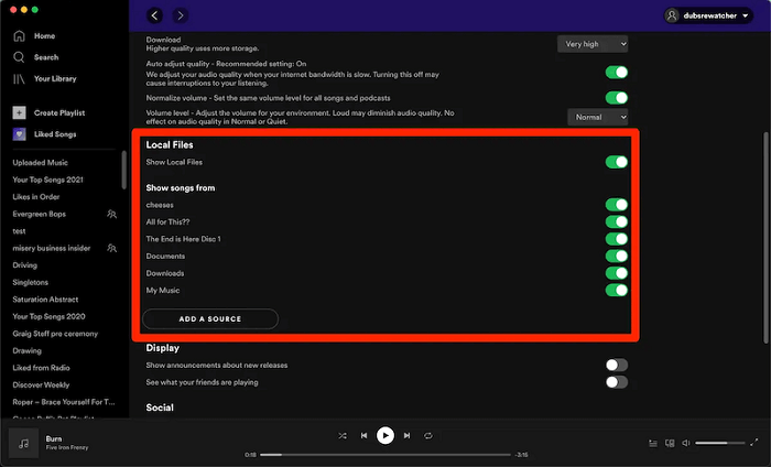Add Local Files to Spotify Properly