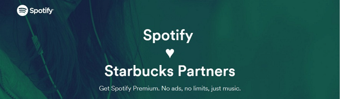 Spotify gratuito di Starbucks