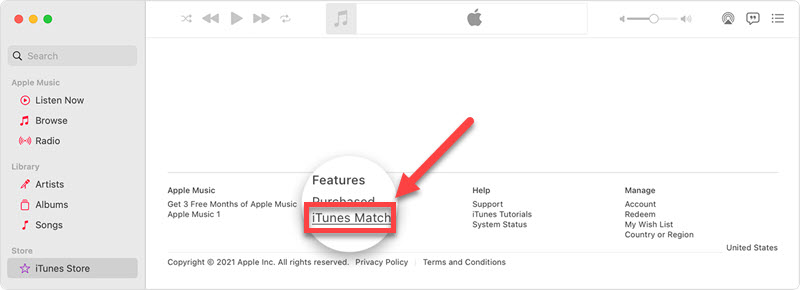 Subscribe to iTunes Match