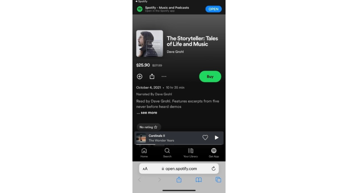 Buy Audiobook on Spotify