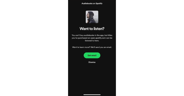 Get Email on Spotify