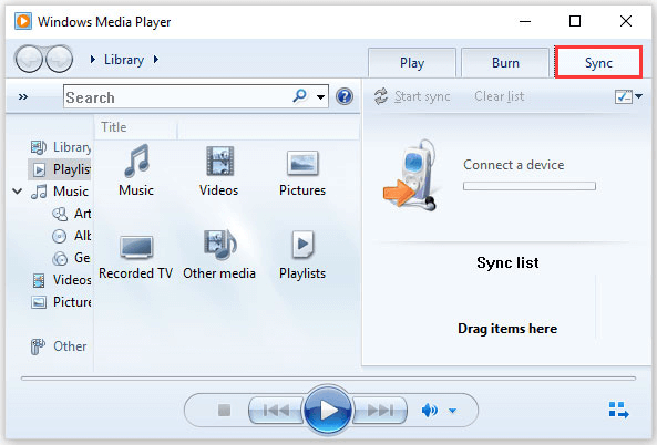 Transfer Amazon Music to MP3 Player by Windows Media Player