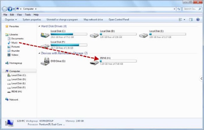  Transfer Spotify Downloads to USB