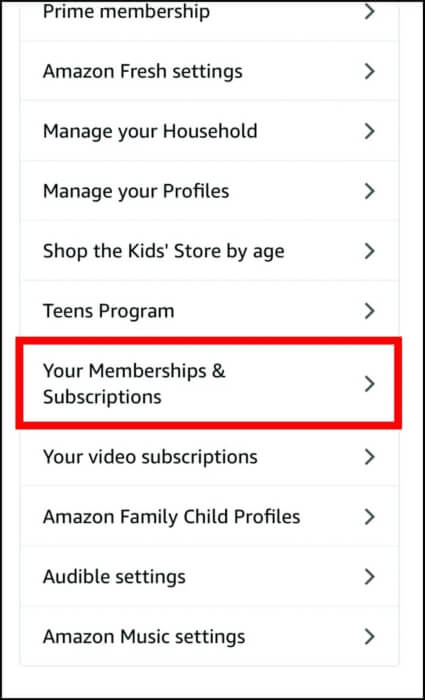 Your Membership and Subscription iOS Browser